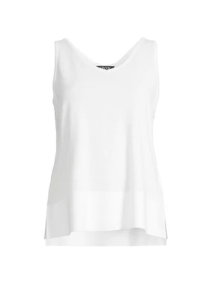 V-Neck Soft Knit Tank Top