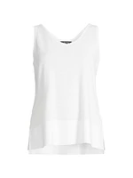 V-Neck Soft Knit Tank Top