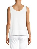 V-Neck Soft Knit Tank Top