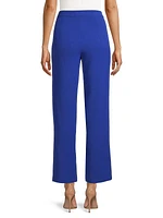 Straight-Leg Cropped Pants