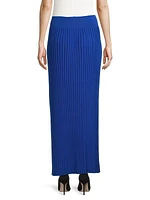 Rib-Knit Maxi Skirt