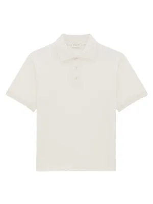 Monogram Polo Shirt Cotton Piqué