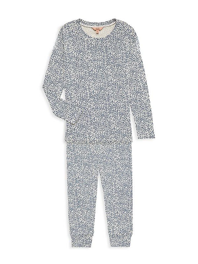 Little Girl's & Girl's 2-Piece Gisele Print Pajama Set