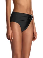 High-Waisted O-Ring Bikini Bottom