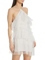 Sparkle Lou Tulle Halter Minidress