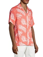 Convertible Palm Branch Camp Shirt