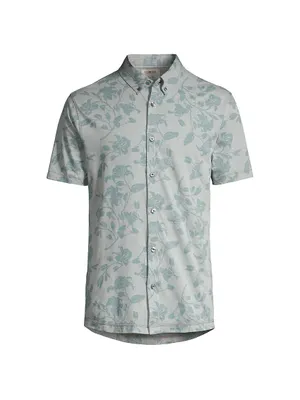 Floral Button-Down Shirt