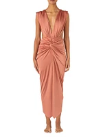 Mia Ruched Maxi Dress