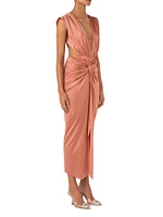 Mia Ruched Maxi Dress