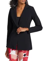 Alex Jersey Single-Button Blazer