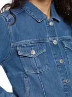 Rowan Cutoff Denim Trucker Jacket