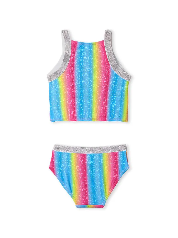 Little Girl's & Jelly Bean Rainbow Tankini Set