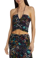 Humahuaca Waira Silk Halter Top