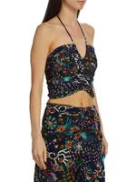 ​Humahuaca Waira Silk Halter Top