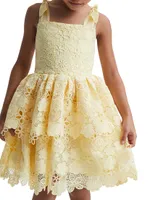 Little Girl's & Bethany Floral Lace Dress