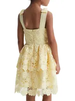 Little Girl's & Bethany Floral Lace Dress