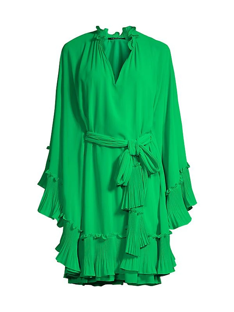 Ziva Caftan Ruffle Knee-Length dress