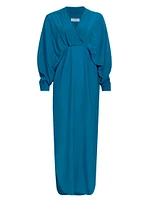 Artista Plunge Wrap Maxi Dress