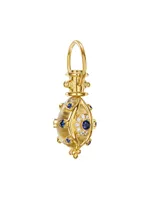 Sacred Evil Eyelash 18K Yellow Gold & Multi-Stone Amulet