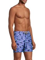 Tattoo Flower 2 Printed Swim Shorts