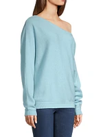 One-Shoulder Cashmere Sweater