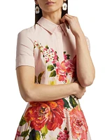 Floral Fit-&-Flare Shirtdress
