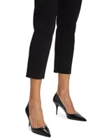 Cropped Neoprene Trousers