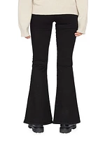 Jet Set High-Rise Stretch Flare Pull-On Jeans