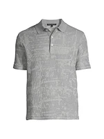 Russo Cotton Jacquard Slim-Fit Polo Shirt