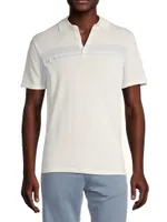 Orlo Stripe Cotton Polo Shirt