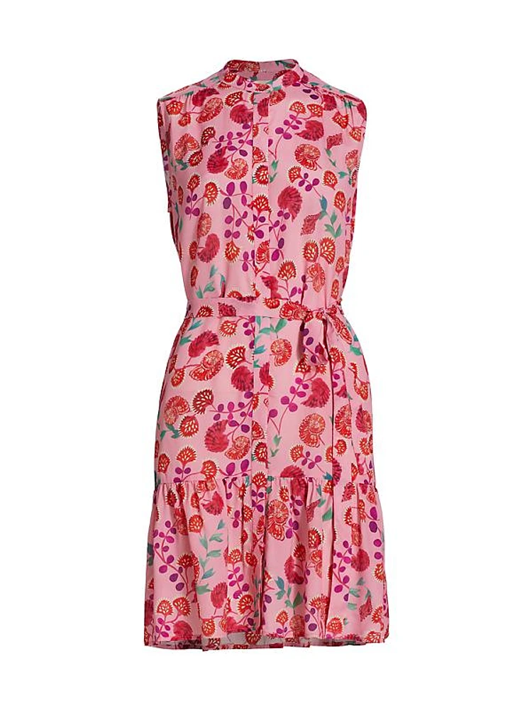 Tilly Belted Floral Minidress