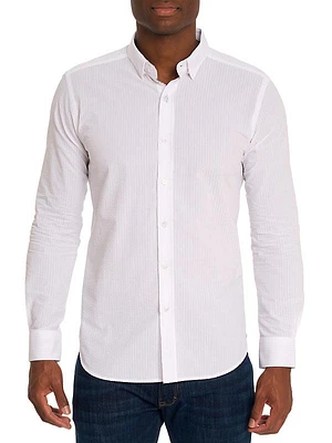 Andrews Seersucker Button-Up Shirt