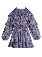 Gabinia Paisley-Printed Minidress