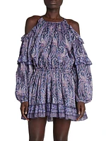 Gabinia Paisley-Printed Minidress