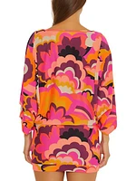 Fan Faire Printed Tunic Dress