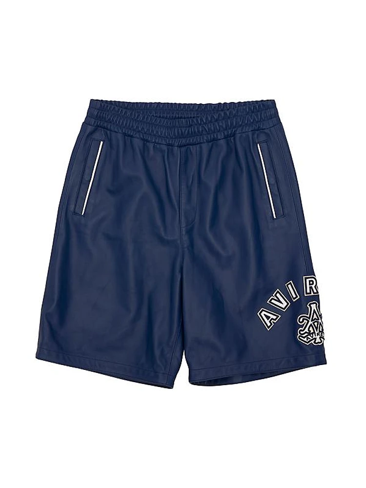 Baseball Nappa Leather Short