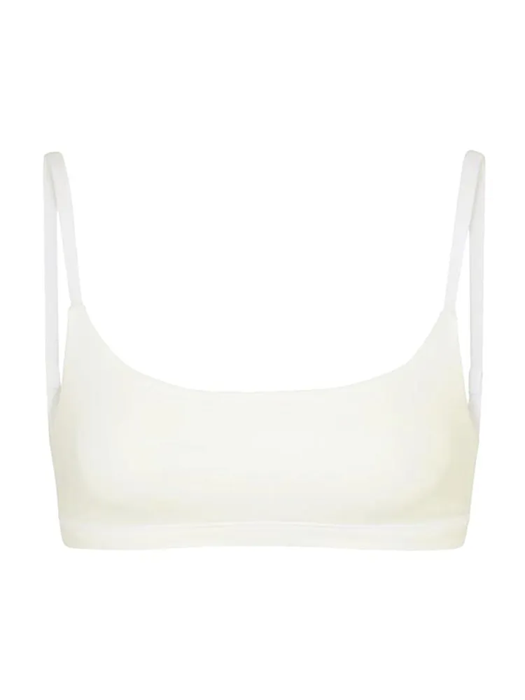 Cotton Jersey Scoop Bralette