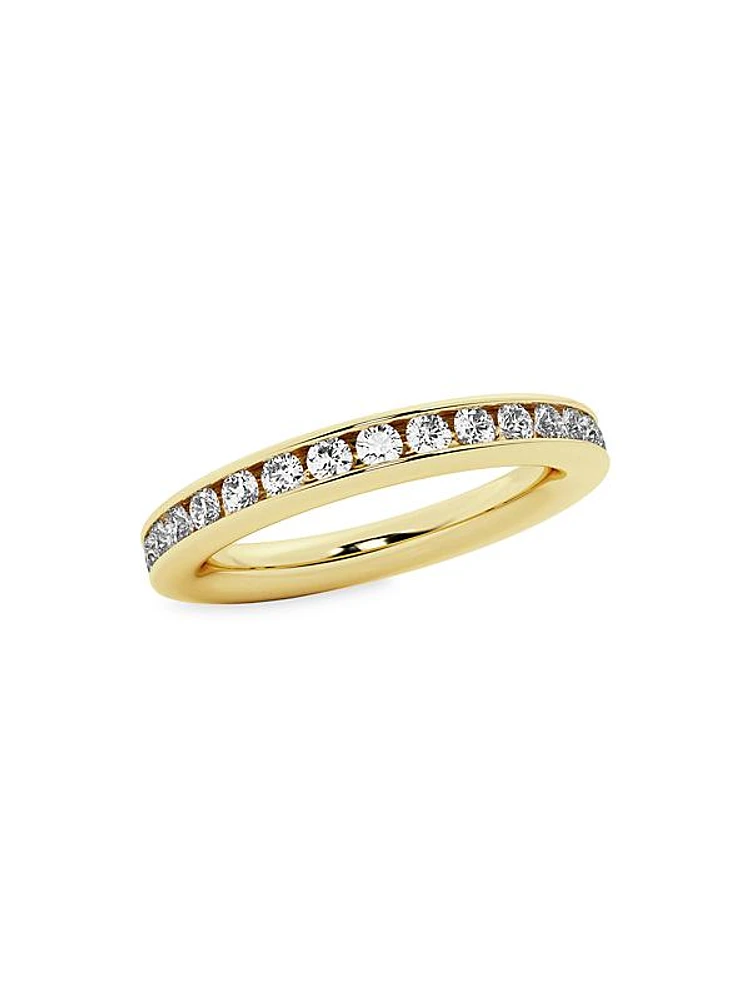 14K Yellow Gold & 1.12 TCW Lab-Grown Diamond Eternity Band