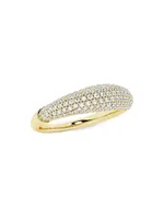 Bombë 14K Yellow Gold & 0.65 TCW Lab-Grown Diamond Ring