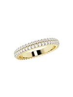 Ethereal 14K Yellow Gold & 0.9 TCW Lab-Grown Diamond Eternity Band