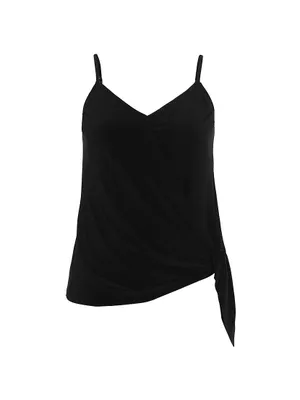 Plus Alex Side-Tie Tankini Top