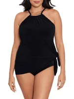 Plus Parker Halter Swimdress