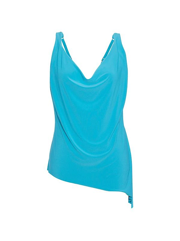 Winnie Draped Tankini Top