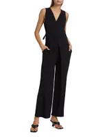 Ines Stretch Wrap Jumpsuit