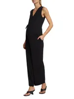 Ines Stretch Wrap Jumpsuit