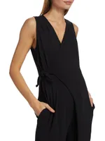 Ines Stretch Wrap Jumpsuit