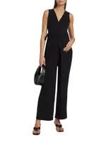 Ines Stretch Wrap Jumpsuit