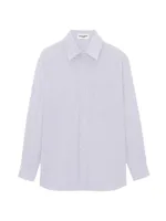 Monogram Shirt Striped Cotton Poplin