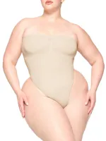 Seamless Sculpt Strapless Thong Bodysuit