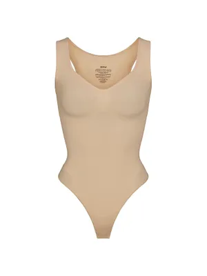 Seamless Sculpt Scoopneck Thong Bodysuit